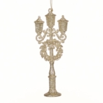 Kalėdinis žaislas STREET LAMP, auksinės sp., 15 cm