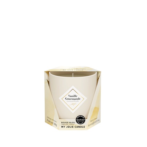 Žvakė-siurprizas VANILLA GOURMENT, su auksinės sp. apyranke, 180 g