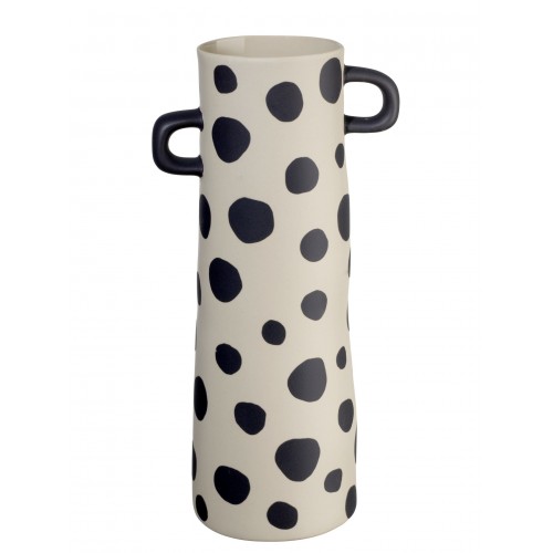 Vaza Asa RAYU dots, rankų darbo, 28 cm