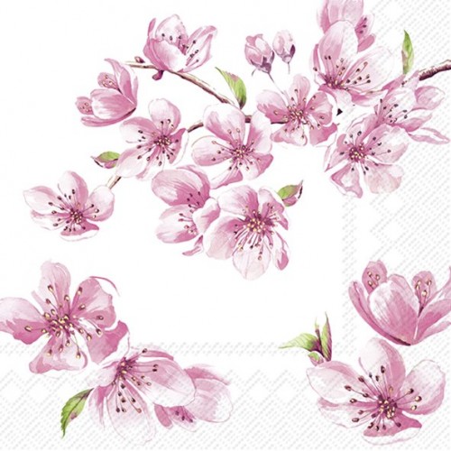 Servetėlės IHR SAKURA, rožinės sp., 33 x 33 cm