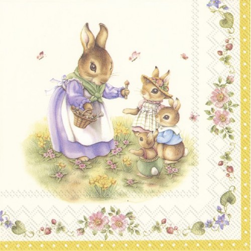 Servetėlės IHR SPRING FANTASY EASTER, 33 x 33 cm