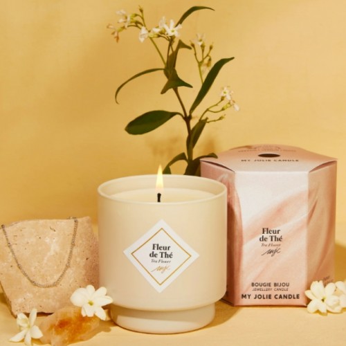 Žvakė-siurprizas Tea Flower, su sidabrinės sp. apyranke, 180 g