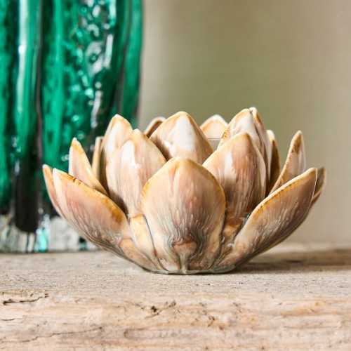 Žvakidė LOTUS, rudos sp., D10,5 cm