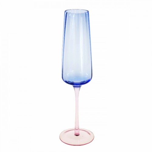 Taurė šampanui SOLID, mėlynos sp., 210 ml