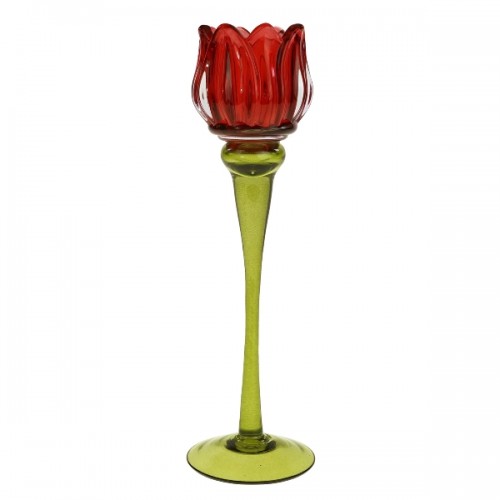 Žvakidė TULIP, raudonos sp., 26 cm
