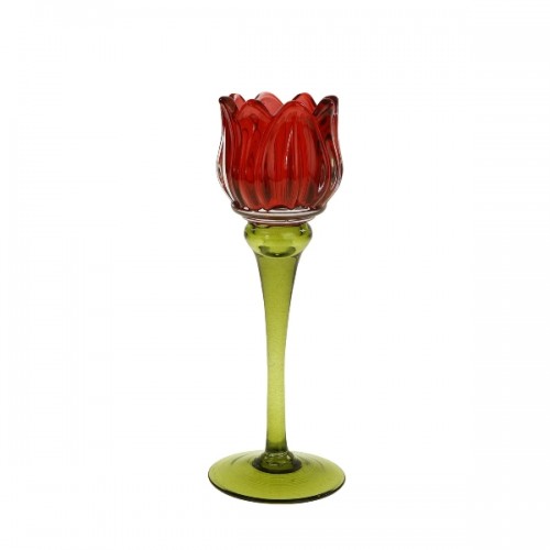 Žvakidė TULIP, raudonos sp., 21 cm