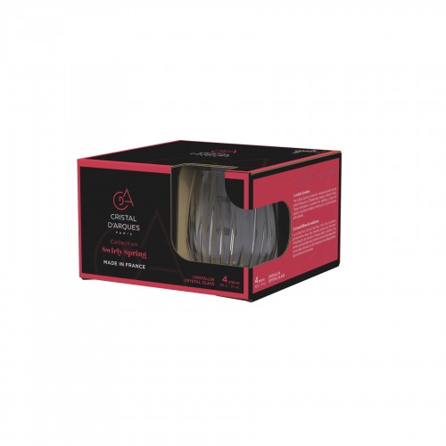 Stiklinių rinkinys Luminarc SWIRLY SPRING, 360 ml, 4 vnt.