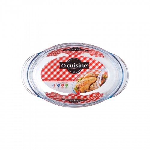 Indas su dangčiu 3l + 1l SLOWCOOK ovalus