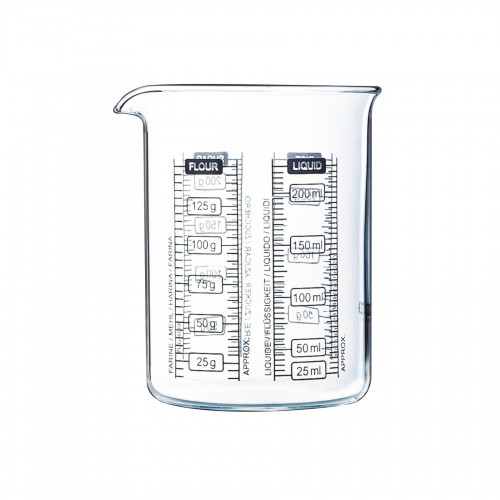 Stiklinė cilindro formos matuoklė Pyrex KITCHEN LAB, 500 ml