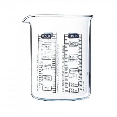 Stiklinė cilindro formos matuoklė Pyrex KITCHEN LAB, 750 ml