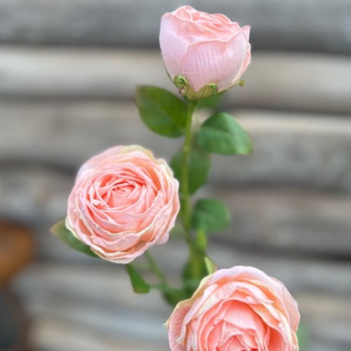 Dirbtinė gėlė Maggie ROSE SPRAY PINK, 61 cm