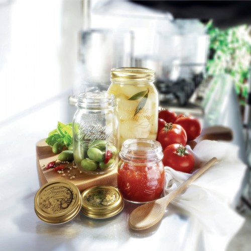 Birių produktų indų dangteliai Bormioli Rocco QUATTRO, 2 vnt.