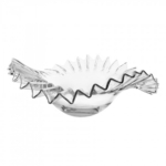 Dekoratyvinis dubuo Shishi Glass Wave, skaidrios sp., 35 cm