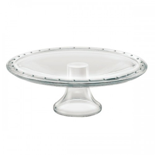 Stiklinis padėklas tortui su kojele Borgonovo PALLADIO, 31 cm