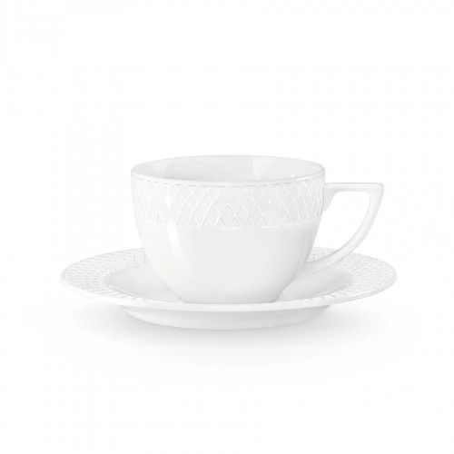 Porcelianinis puodelis su lėkštute Wilmax JULIA, 170 ml