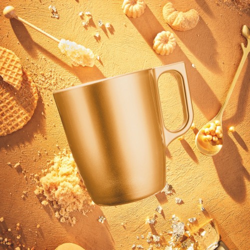 Puodelis Luminarc FLASHY NEO GOLD, 250 ml