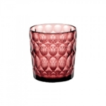 Žema stiklinė Guzzini VANITY mauve, rožinės sp.