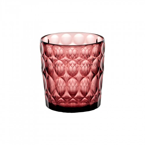 Žema stiklinė Guzzini VANITY mauve, rožinės sp.