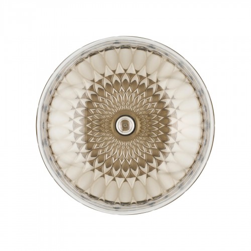 Tortinė ant kojelės su dangčiu Guzzini VANITY smoke, rudos sp., 30 cm
