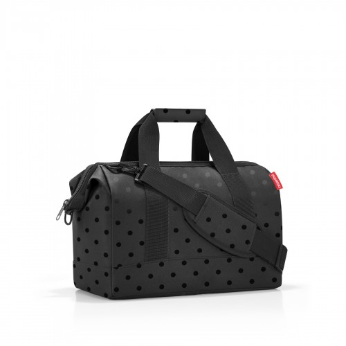 Rankinė Reisenthel ALLROUNDER, glossy dots black, 40 x 33,5 x 24 cm, M