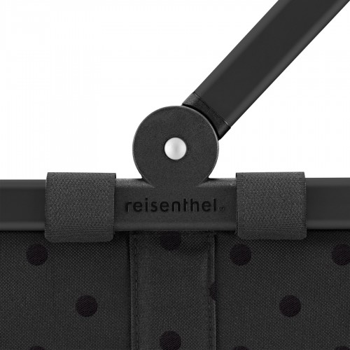 Krepšys Reisenthel CARRYBAG, glossy dots black, 48 x 29 x 28 cm