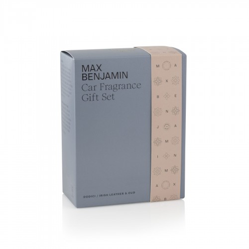 Automobilio kvapų dovanų rinkinys Max Benjamin DODICI, IRISH LEATHER & OUD *