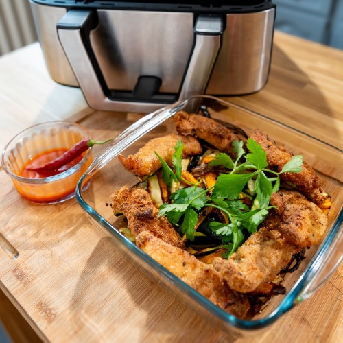 Indas karšto oro gruzdintuvei Pyrex AIR FRYER, 25 x 22 cm, 2,2 l
