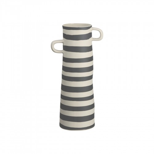 Vaza Asa RAYU striped, rankų darbo, 28 cm
