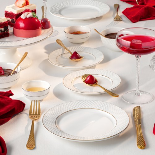 Lėkštė Wilmax DIAMOND GOLD, 28 cm