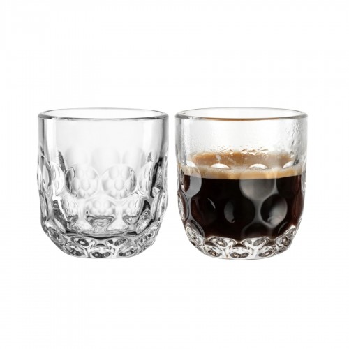 Espresso stiklinių rinkinys Leonardo GOCCE, lašelio raštas, 2 vnt., 60 ml