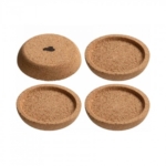 Kamštinių padėkliukų rinkinys Leonardo GOCCE, 4 vnt., 6 cm