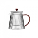 Borosilikatinis arbatinukas JUSTINE AMBER, 1 l