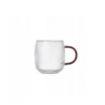Borosilikatinis puodelis JUSTINE AMBER, 330 ml