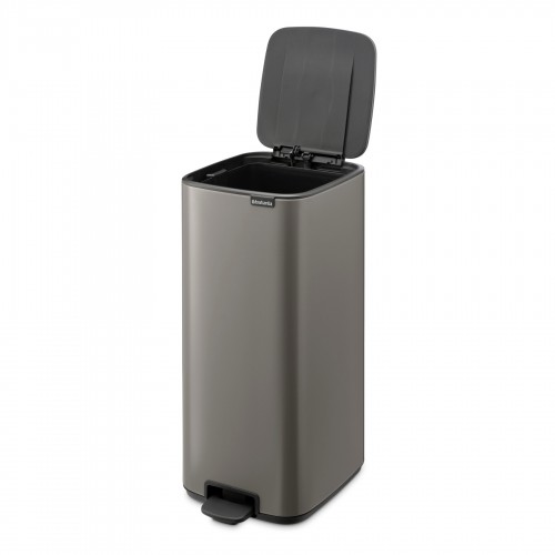 Šiukšlių dėžė Brabantia Bo, platininės sp., 30 L