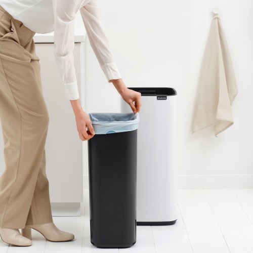 Šiukšlių dėžė Brabantia Bo Touch, baltos sp., 30 L