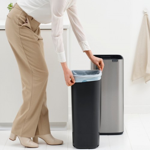 Šiukšlių dėžė Brabantia Bo Touch, sidabrinės sp., 30 L