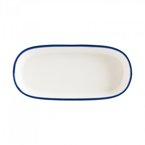 Lėkštė ovali Bonna LINEA BLUE, 14 cm