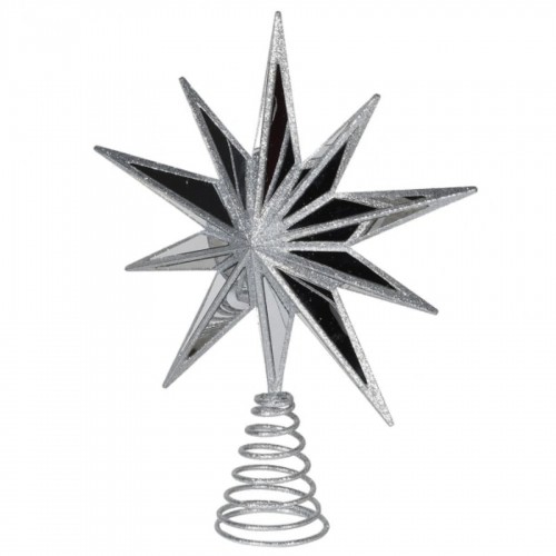 Dekoracija eglutės viršūnė SILVER STAR, 30 cm