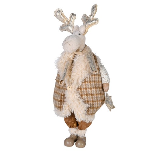 Dekoracija Coach House MALCOLM FUR COAT MOOSE, 50 cm