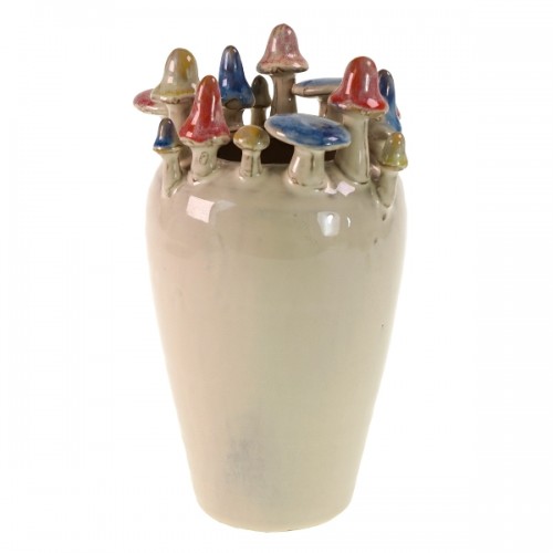 Vaza Wener Voss Mushrooms, baltos sp., 24 cm