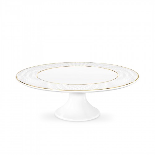 Tortinė ant kojelės Wilmax DIAMOND GOLD, 30,5 cm