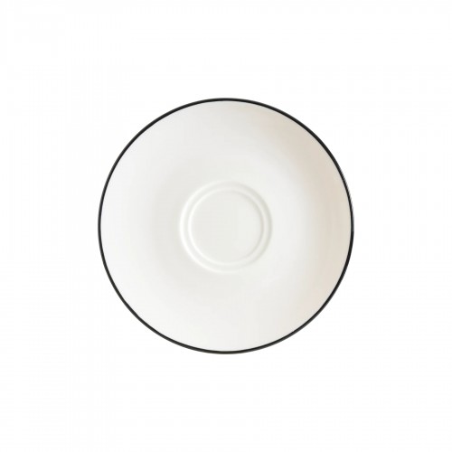 Lėkštutė po puodeliu Bonna LINEA BLACK, 16 cm