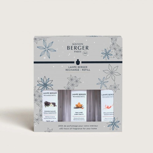 Kvapų lempos papildymo rink. Maison Berger ROSALIE,  3 x 250 ml