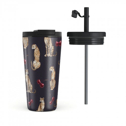 Puodelis kavai + dangt. Burga Cougar, 500 ml