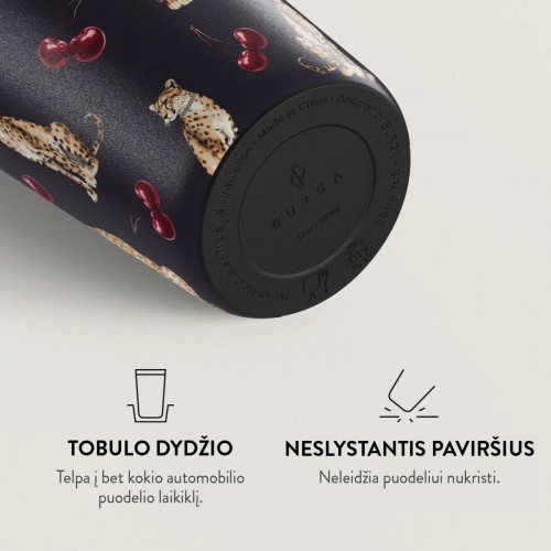 Puodelis kavai + dangt. Burga Cougar, 500 ml