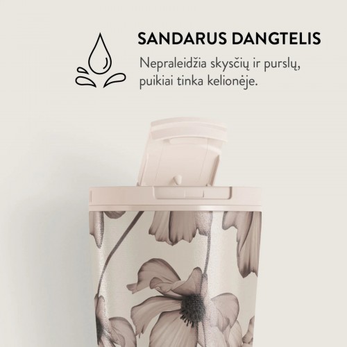 Puodelis kavai + dangt. Burga Barely Yours, 500 ml