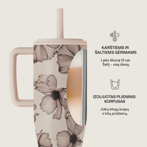 Kelioninis puodelis Burga Barely Yours, 1,2 l