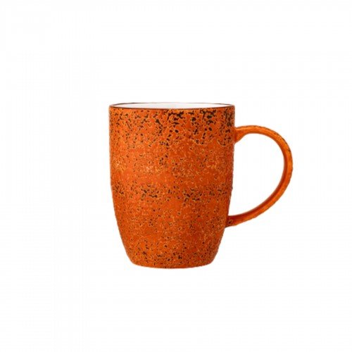 Puodelis Wilmax SPLASH, oranžinės sp., 460 ml
