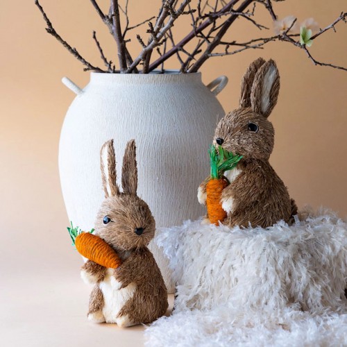 Dekoracija A Lot Rabbits Carrot, 1 vnt., 23 cm