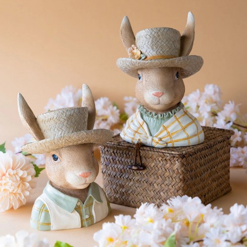 Dekoracija A Lot MR Rabbit Hat, 21 cm